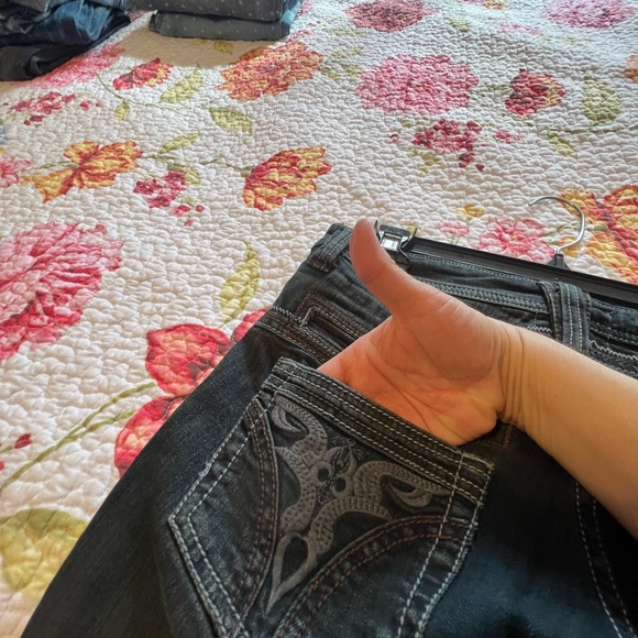 Angels Jeans Dark Gray Denim Jeans - Picture 13 of 14